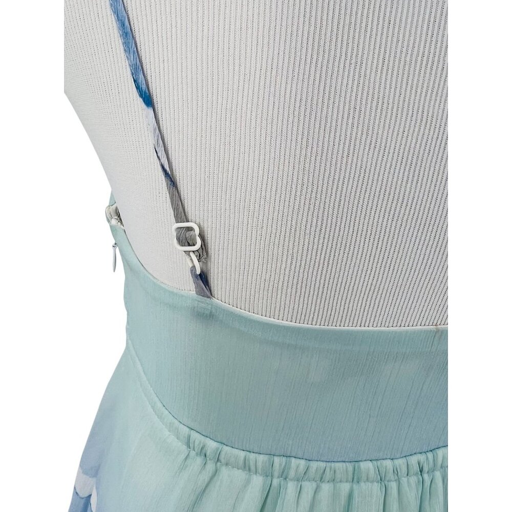 Lauren Conrad Pastel Watercolor Empire Waist Maxi Dress - Picture 9 of 14